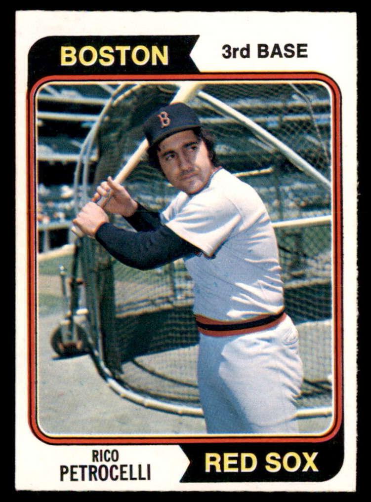 1974 O-Pee-Chee Baseball Rico Petrocelli #609 PSA 8