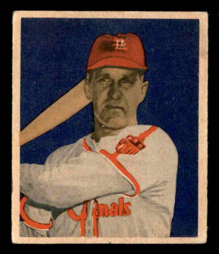 1949 Bowman Baseball Enos Slaughter #65