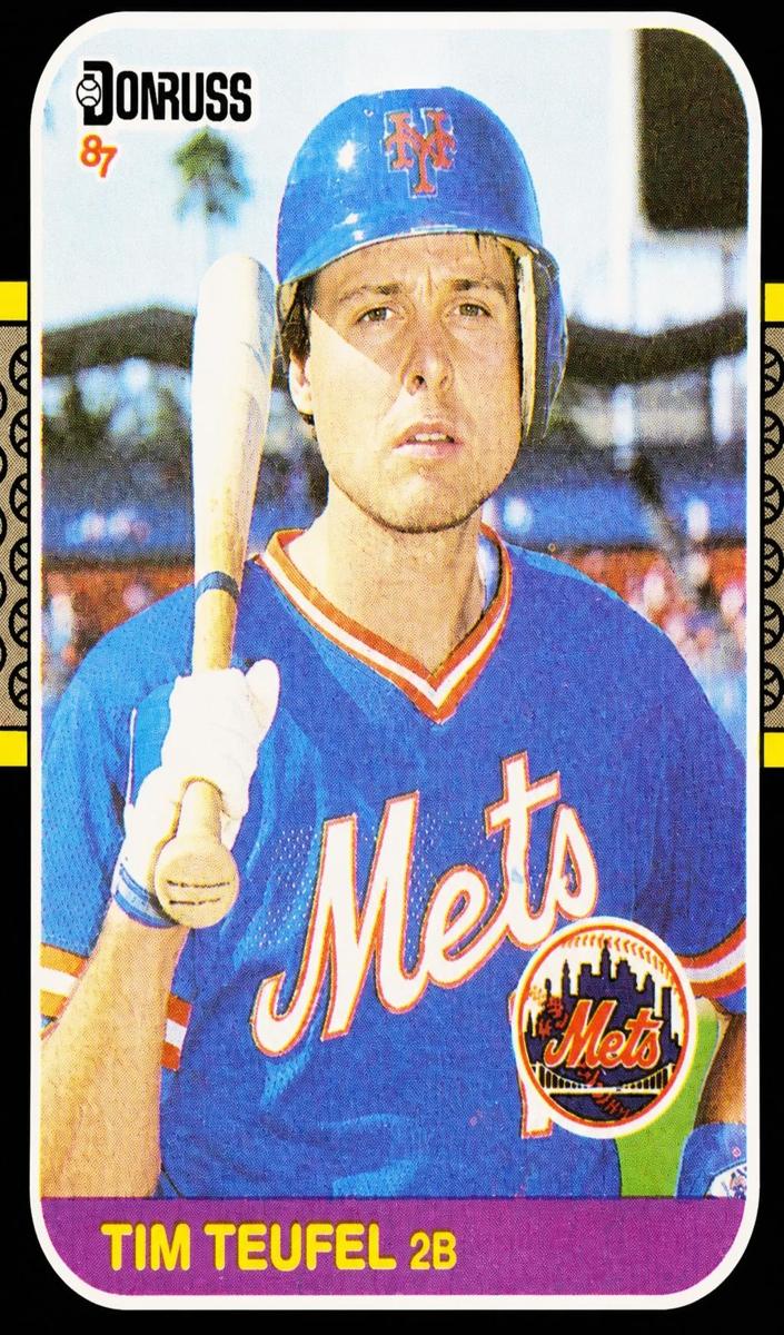 1987 Donruss Baseball Tim Teufel #581