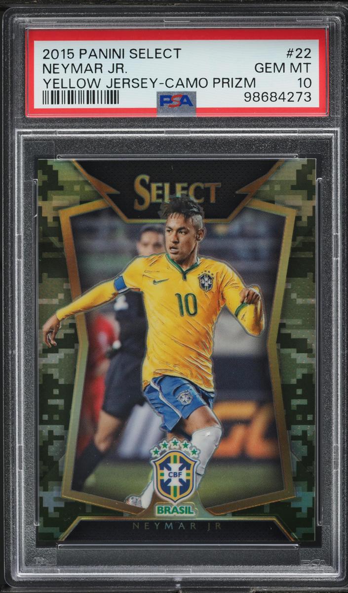 2015 Panini Select Soccer Camo Neymar Jr #22
