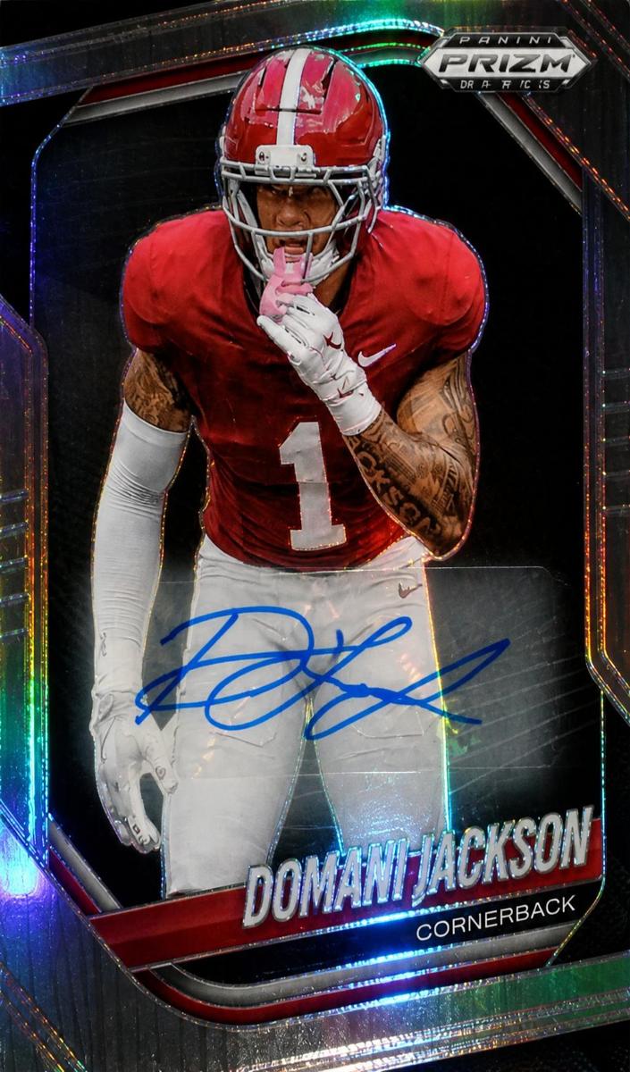 2025 Panini Prizm Black Football Silver Domani Jackson #151