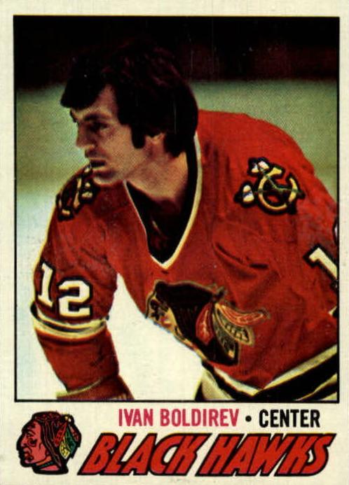 1977 Topps Hockey Ivan Boldirev #61