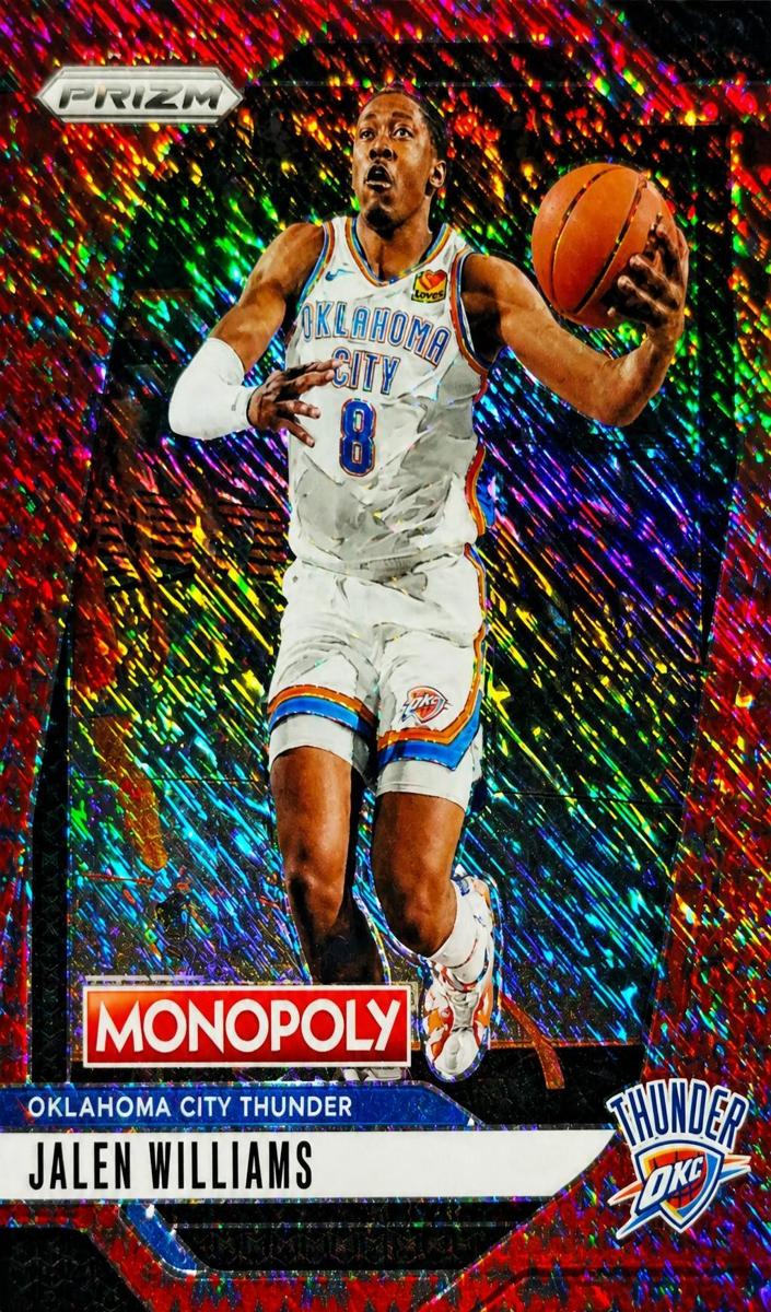 2024 Panini Prizm Monopoly Basketball Red Millionaire Shimmer Jalen Williams #81 PSA 10