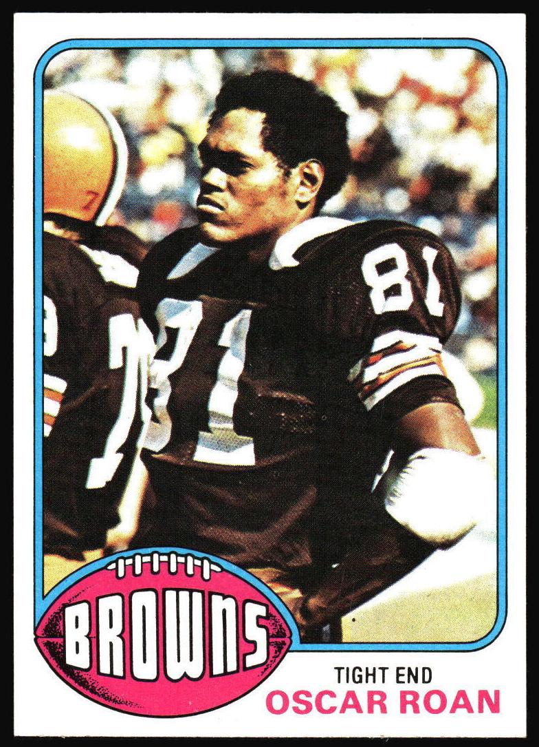 1976 Topps Football Oscar Roan #256 PSA 8.5