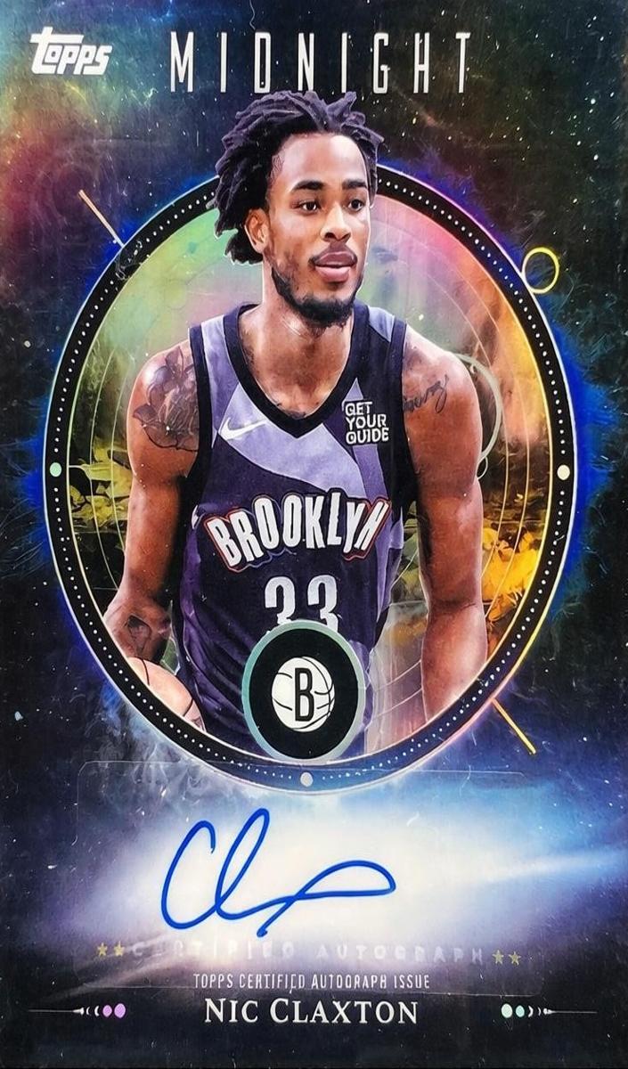 2025 Topps Midnight Basketball Nic Claxton #MO-NC
