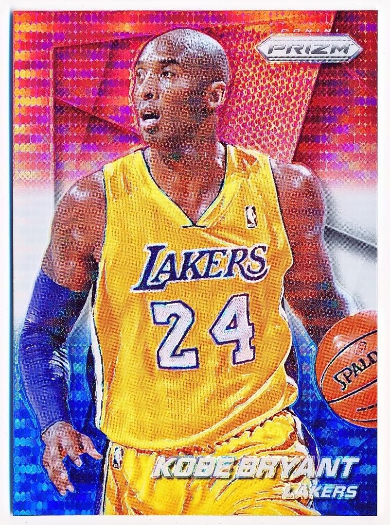 2014 Panini Prizm Basketball Red White Blue Pulsar Kobe Bryant #136