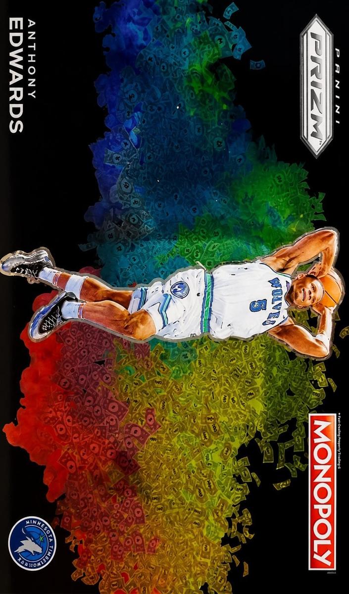 2024 Panini Prizm Monopoly Basketball Anthony Edwards #BMB-9 BGS 8.5