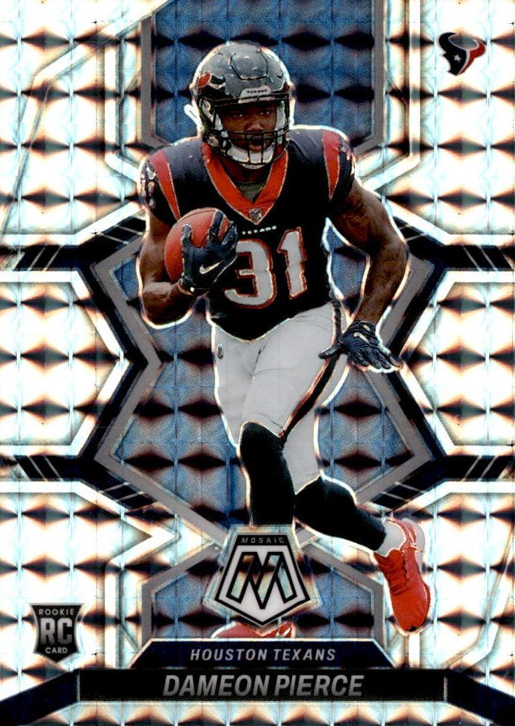 2022 Panini Mosaic Football Silver Dameon Pierce #324 PSA 8.5