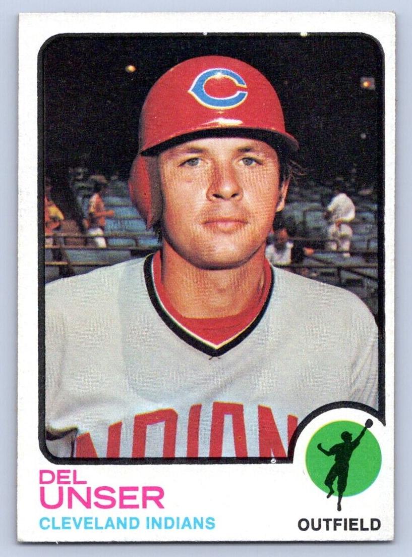 1973 Topps Baseball Del Unser #247