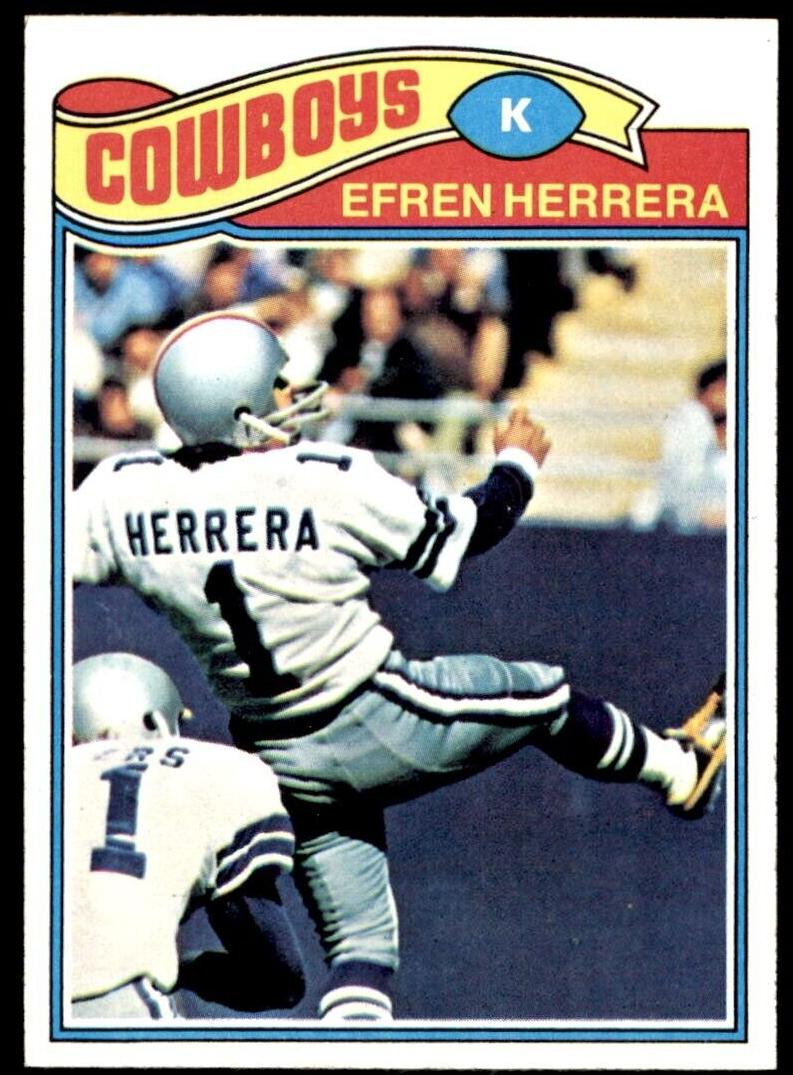 1977 Topps Football Efren Herrera #102 PSA 9
