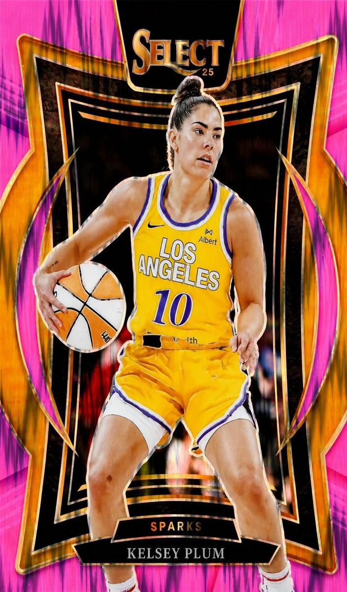 2025 Panini Select WNBA Basketball Pink Flash Kelsey Plum #31