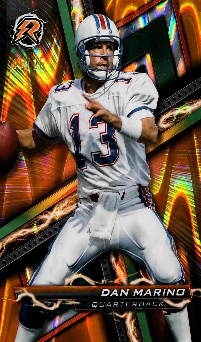 2023 Topps Composite Football Orange Power Surge Dan Marino #58