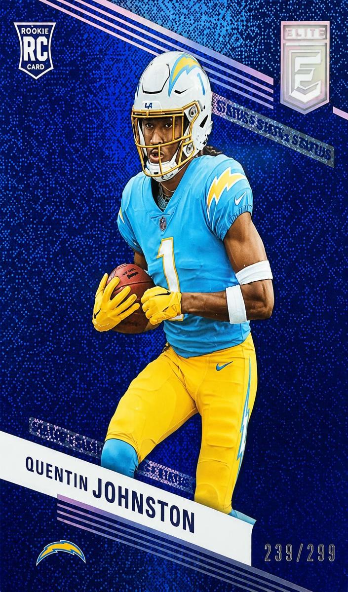 2023 Donruss Elite Football Status Sparkle Quentin Johnston #176