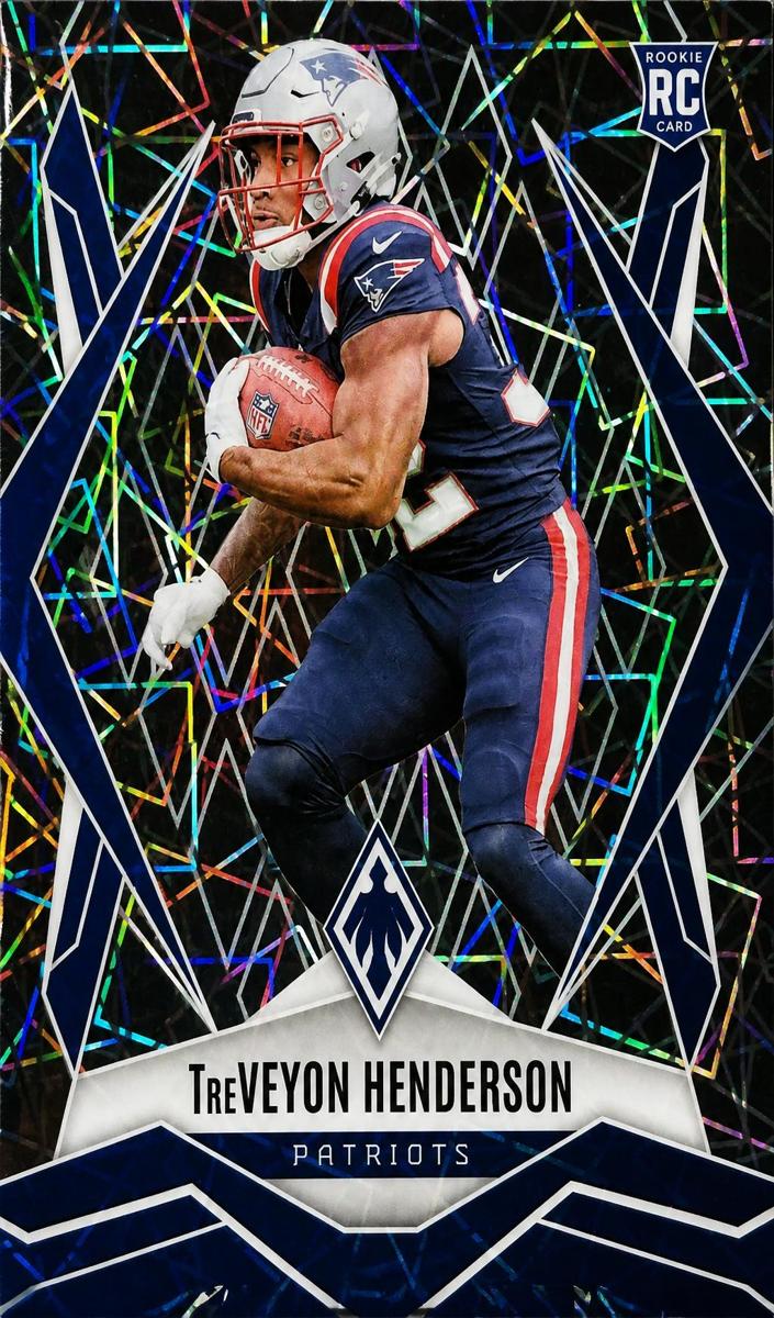 2025 Panini Phoenix Football Silver Lazer TreVeyon Henderson #187