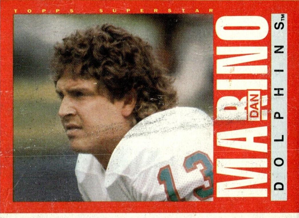 1985 Topps Football Dan Marino #K