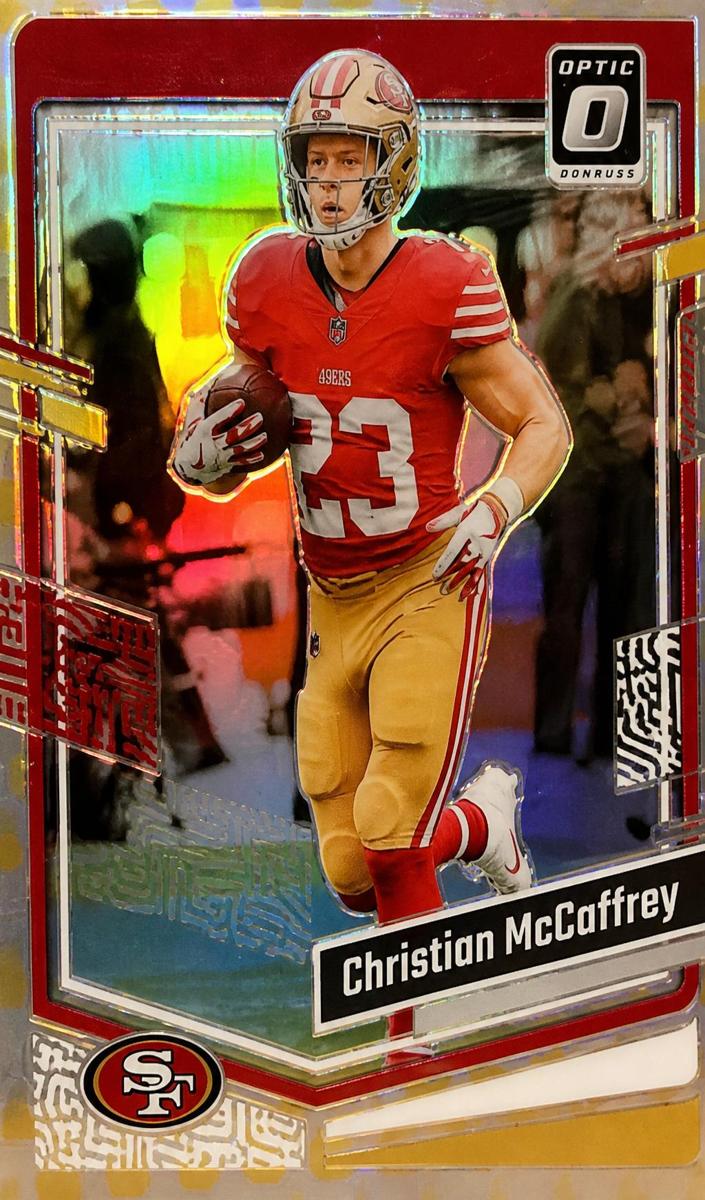 2023 Donruss Optic Football Flex Christian McCaffrey #169
