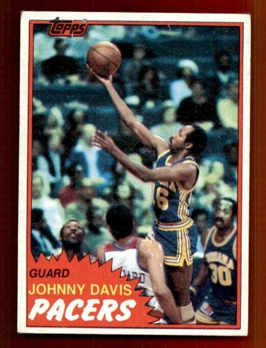 1981 Topps Basketball Johnny Davis #16 PSA 9