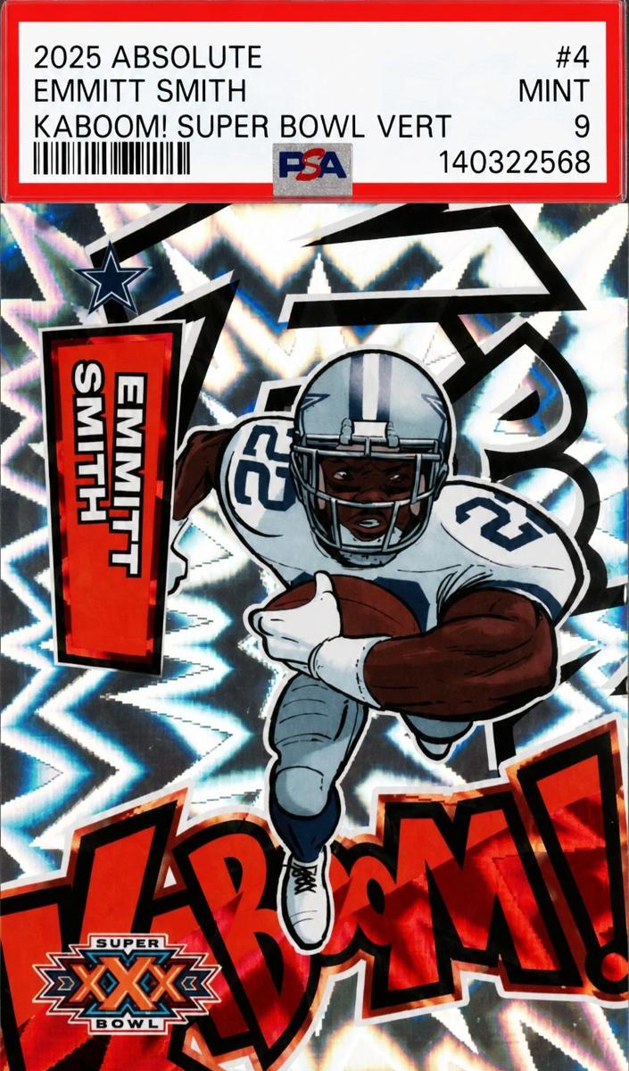 2025 Panini Absolute Football Emmitt Smith #4 PSA 10
