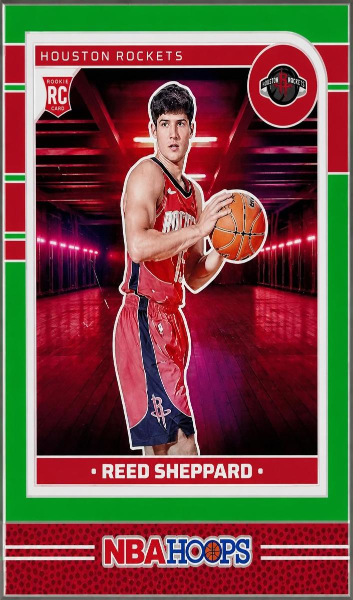 2024 Panini Hoops Basketball Premium Lime Green Reed Sheppard #233