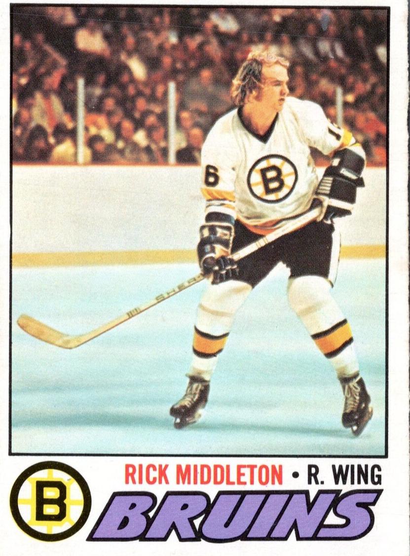 1977 O-Pee-Chee Hockey Rick Middleton #246