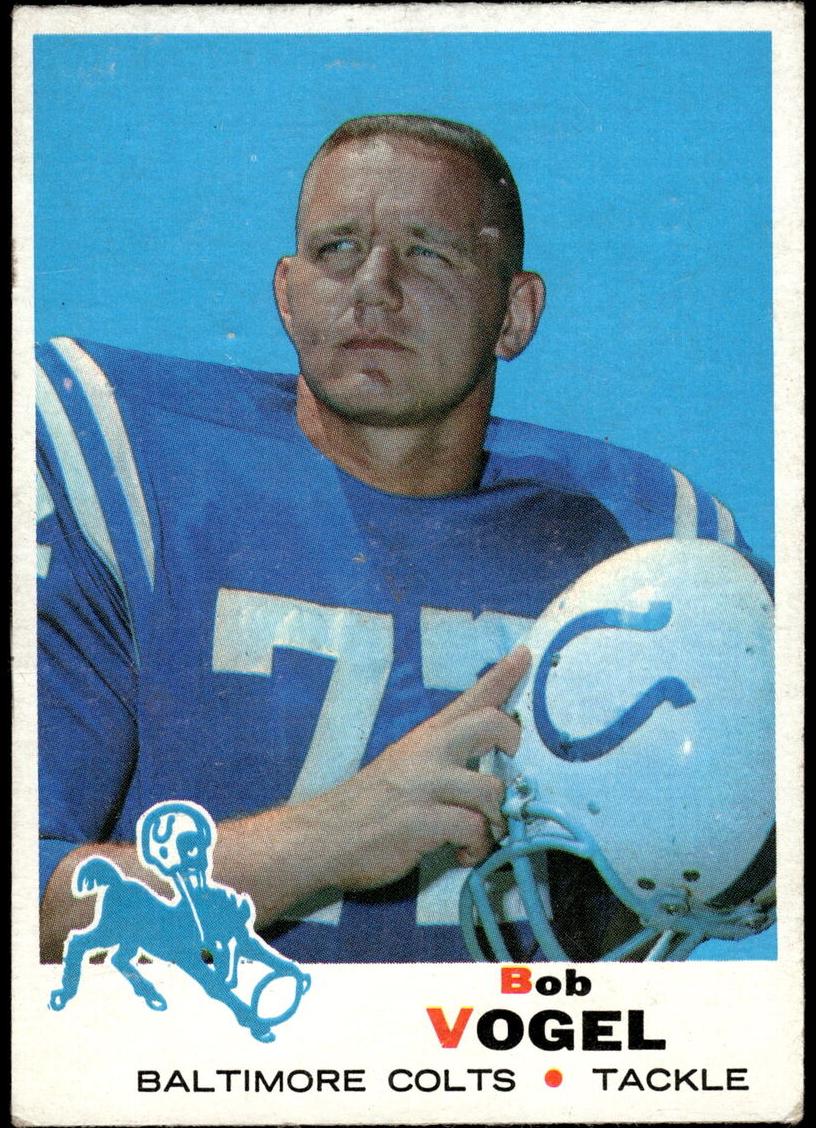 1969 Topps Football Bob Vogel #138