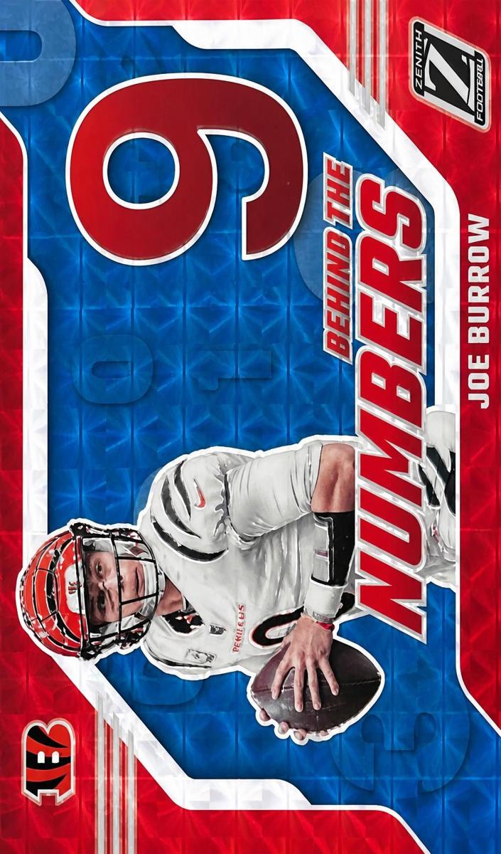 2023 Panini Zenith Football Blue Joe Burrow #13