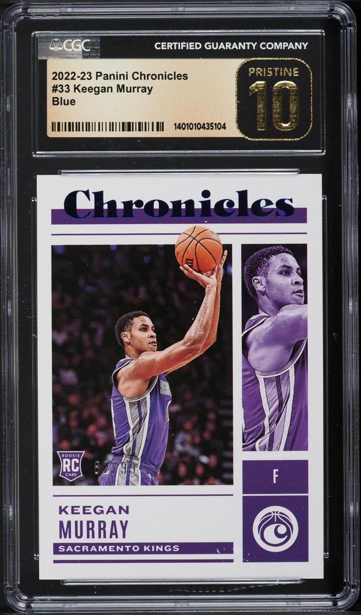 2022 Panini Chronicles Basketball Blue Keegan Murray #33