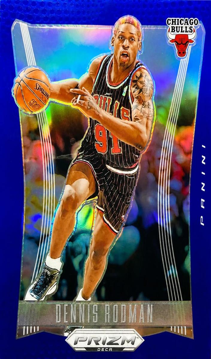 2023 Panini Prizm Deca Basketball Blue Dennis Rodman #265