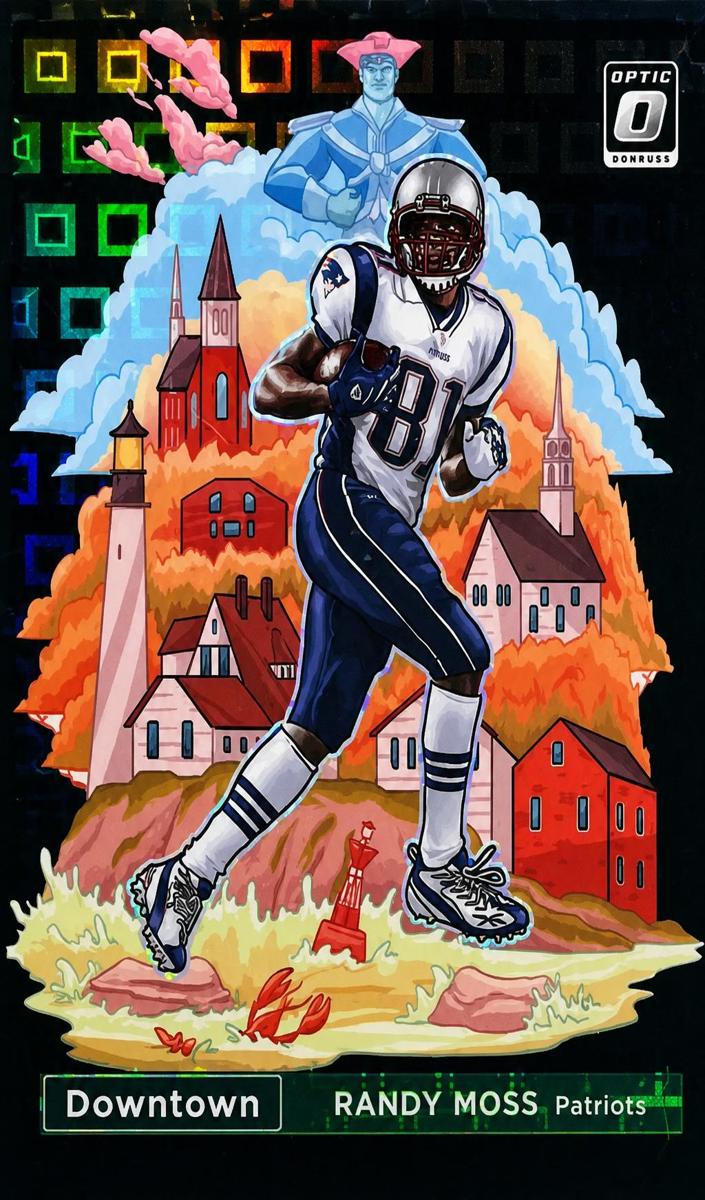 2021 Donruss Optic Football Black Pandora Randy Moss #DT-3
