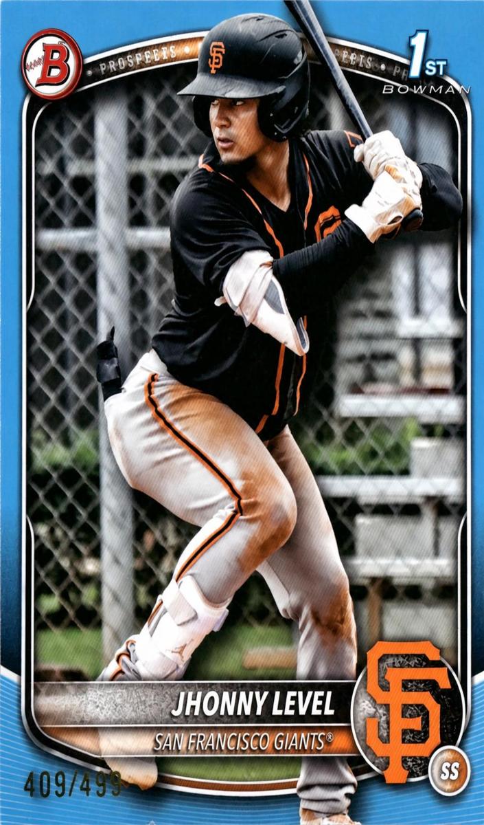 2025 Bowman Baseball Sky Blue Jhonny Level #BP-147