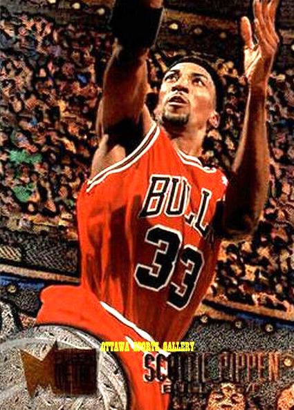 1995 Fleer Metal Basketball Scottie Pippen #15