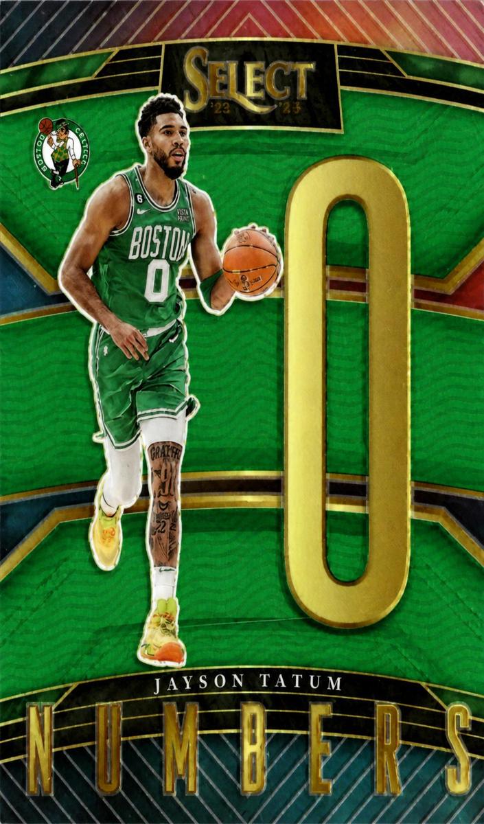 2022 Panini Select Basketball Green Jayson Tatum #8