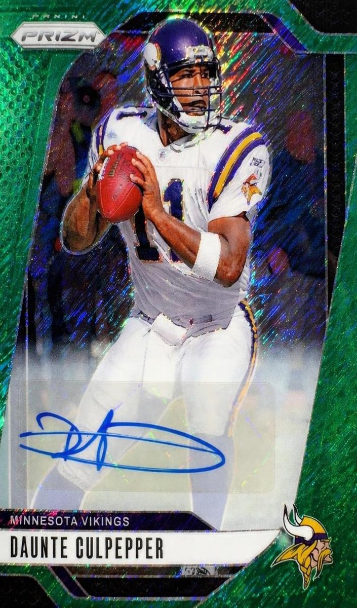 2024 Panini Prizm Football Green Shimmer Daunte Culpepper #193