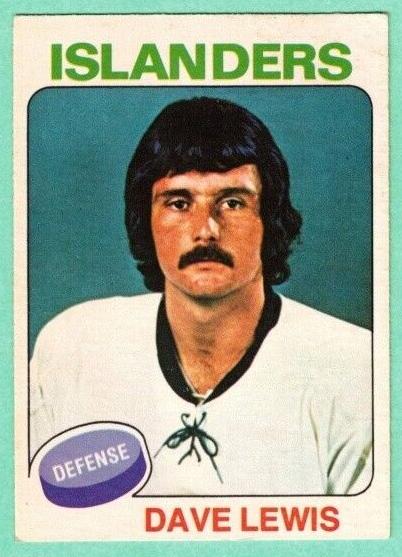 1975 O-Pee-Chee Hockey Dave Lewis #108 PSA 7.5