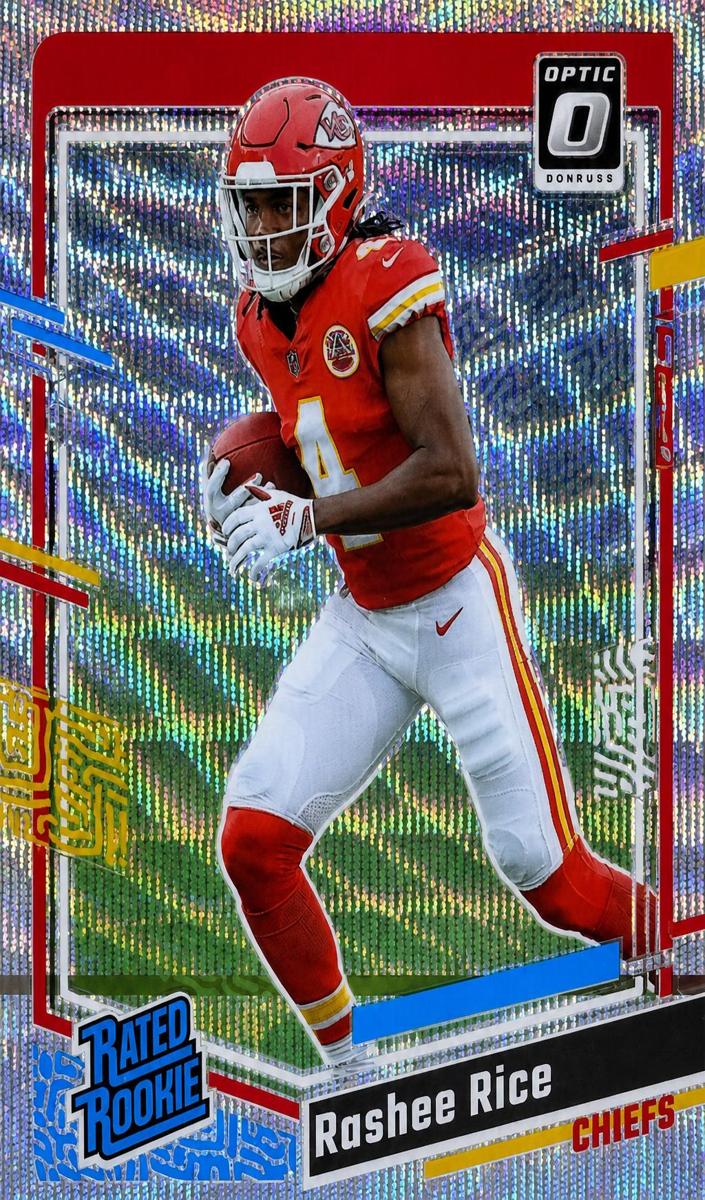 2023 Donruss Optic Football Wave Rashee Rice #257 PSA 10