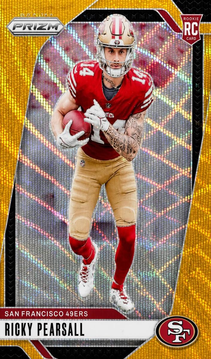 2024 Panini Prizm Football Gold Ricky Pearsall #383