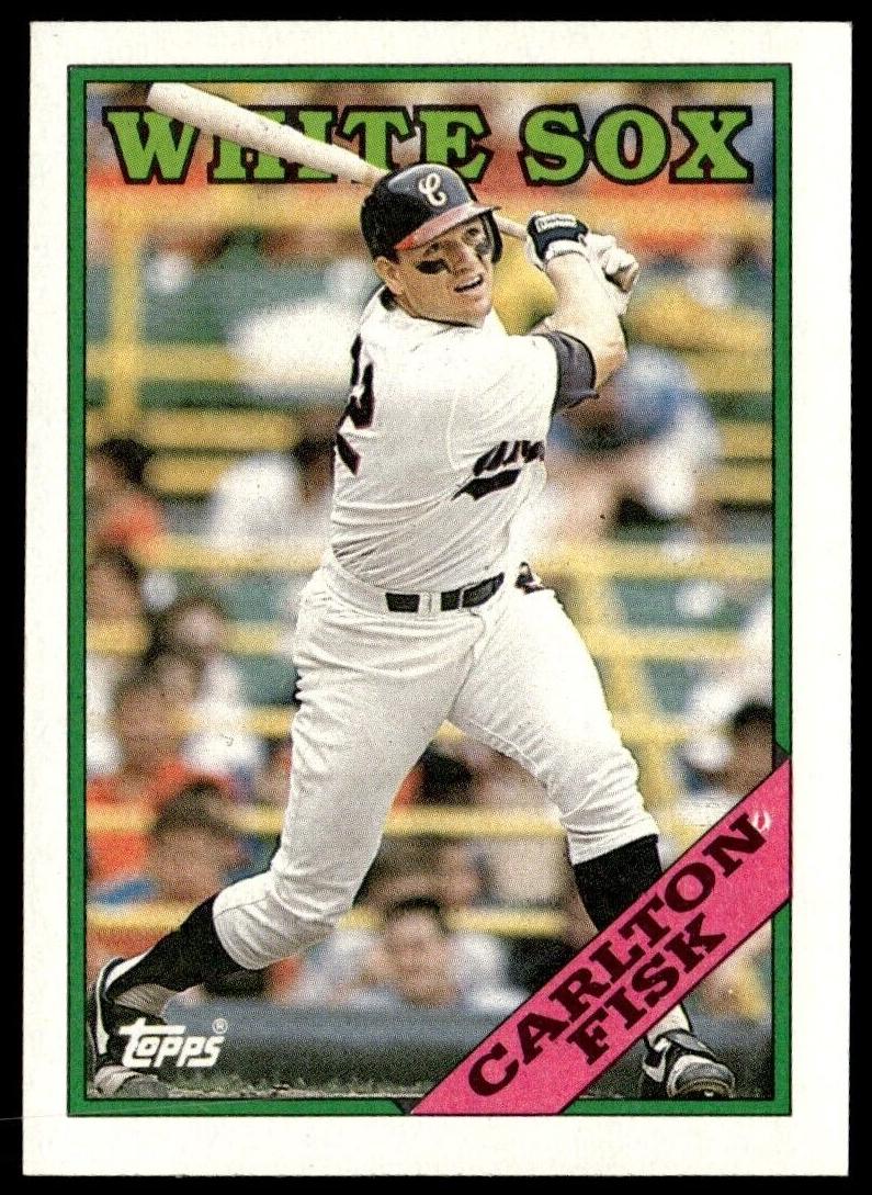 1988 Topps Baseball Carlton Fisk #385 PSA 9