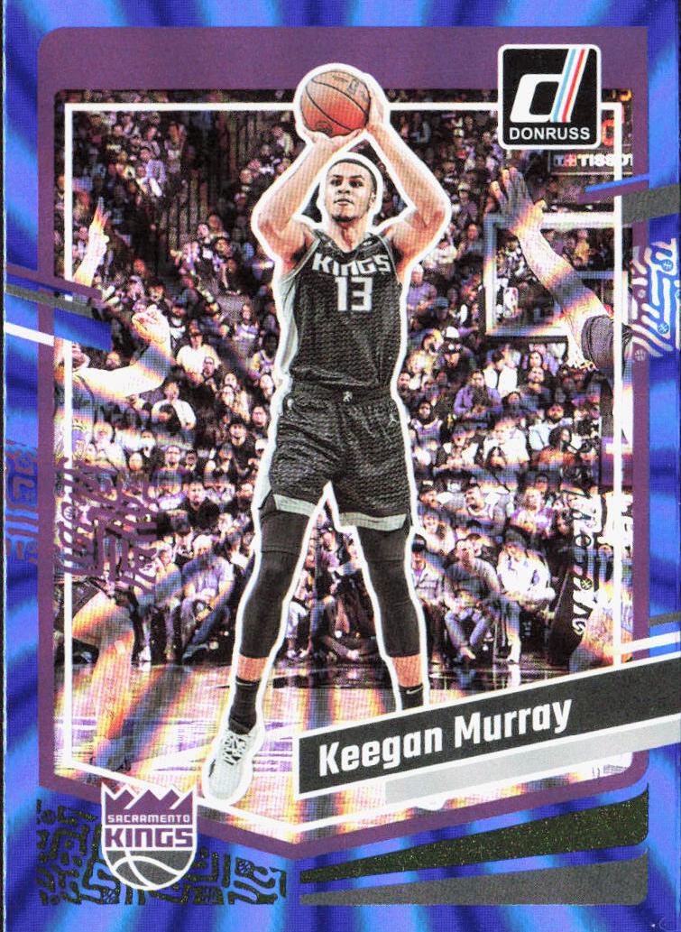 2023 Panini Donruss Basketball Holo Blue Laser Keegan Murray #32 PSA 7.5