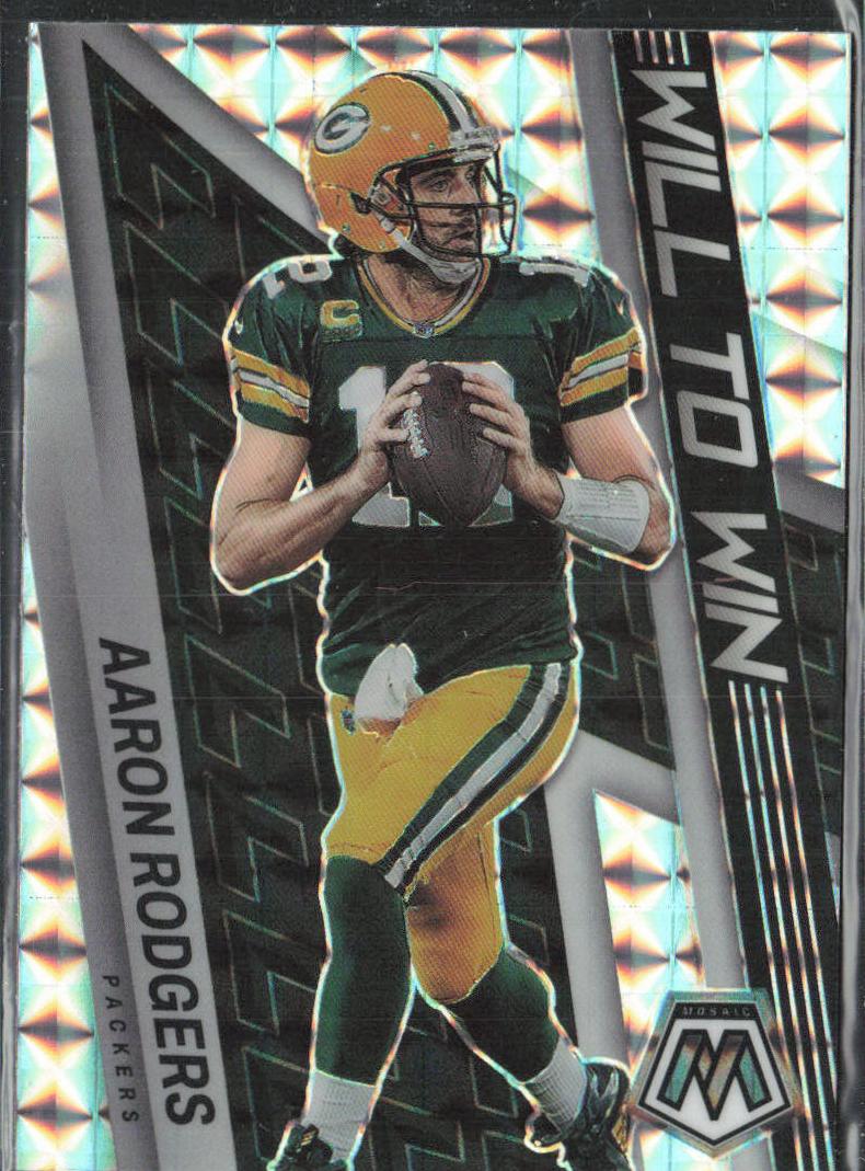 2022 Panini Mosaic Football Aaron Rodgers #WW-1 PSA 10