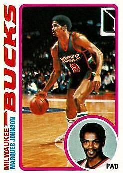1978 Topps Basketball Marques Johnson #126