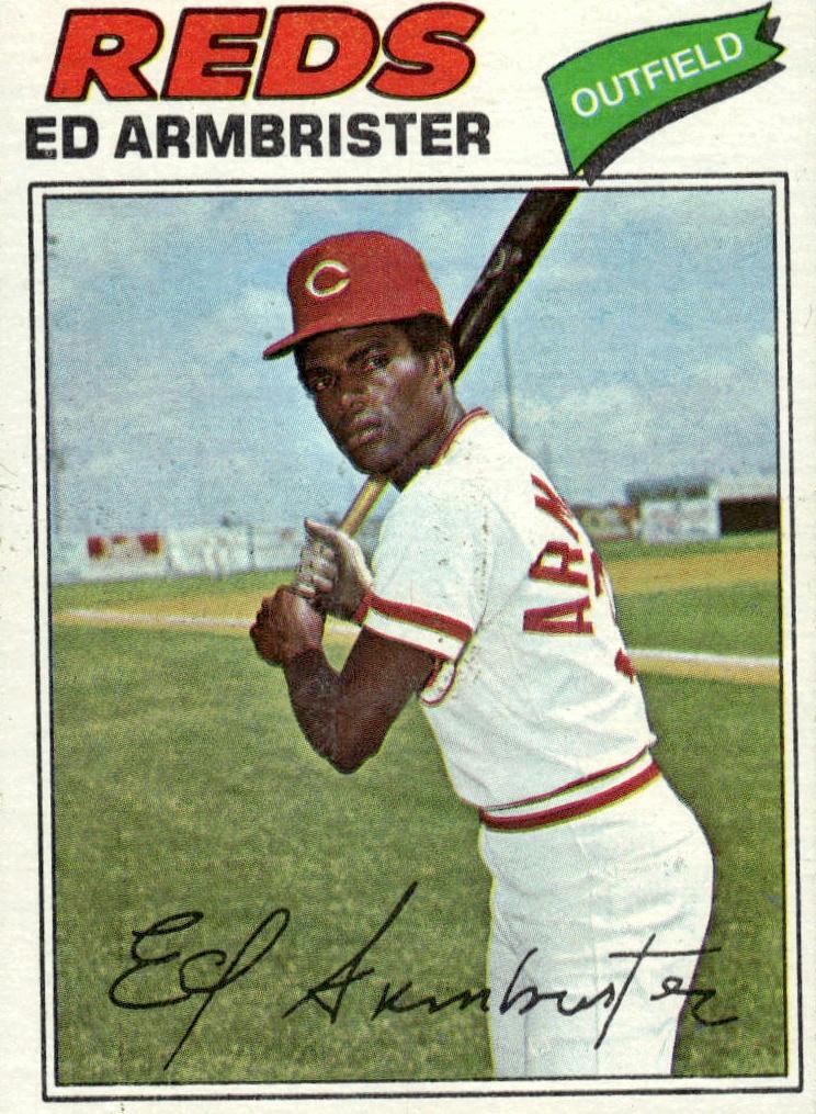 1977 Topps Baseball Ed Armbrister #203 PSA 9