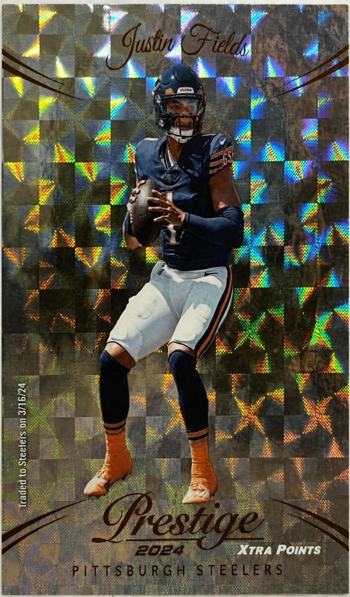 2024 Panini Prestige Football Diamond Xtra Points Justin Fields #248