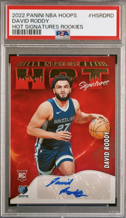 2022 Panini Hoops Basketball David Roddy #HSR-DRD