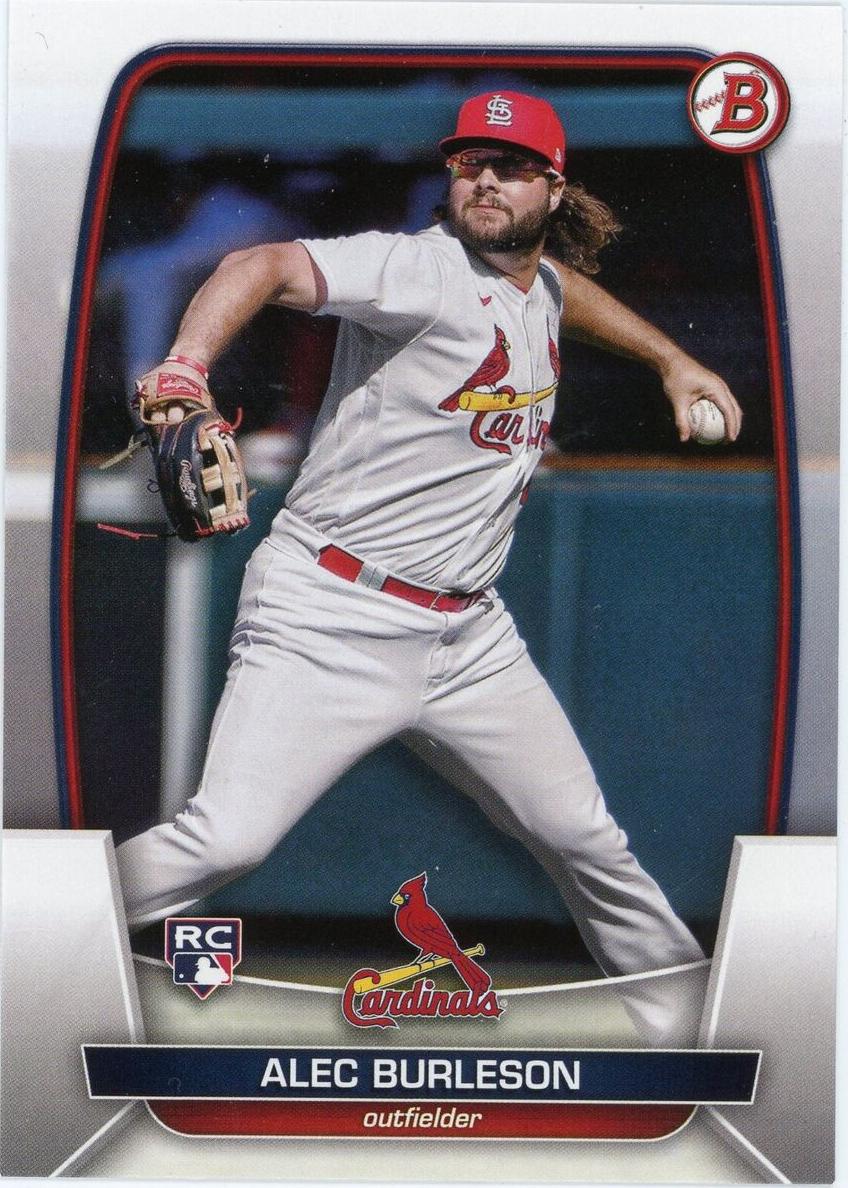2023 Bowman Baseball Alec Burleson #47