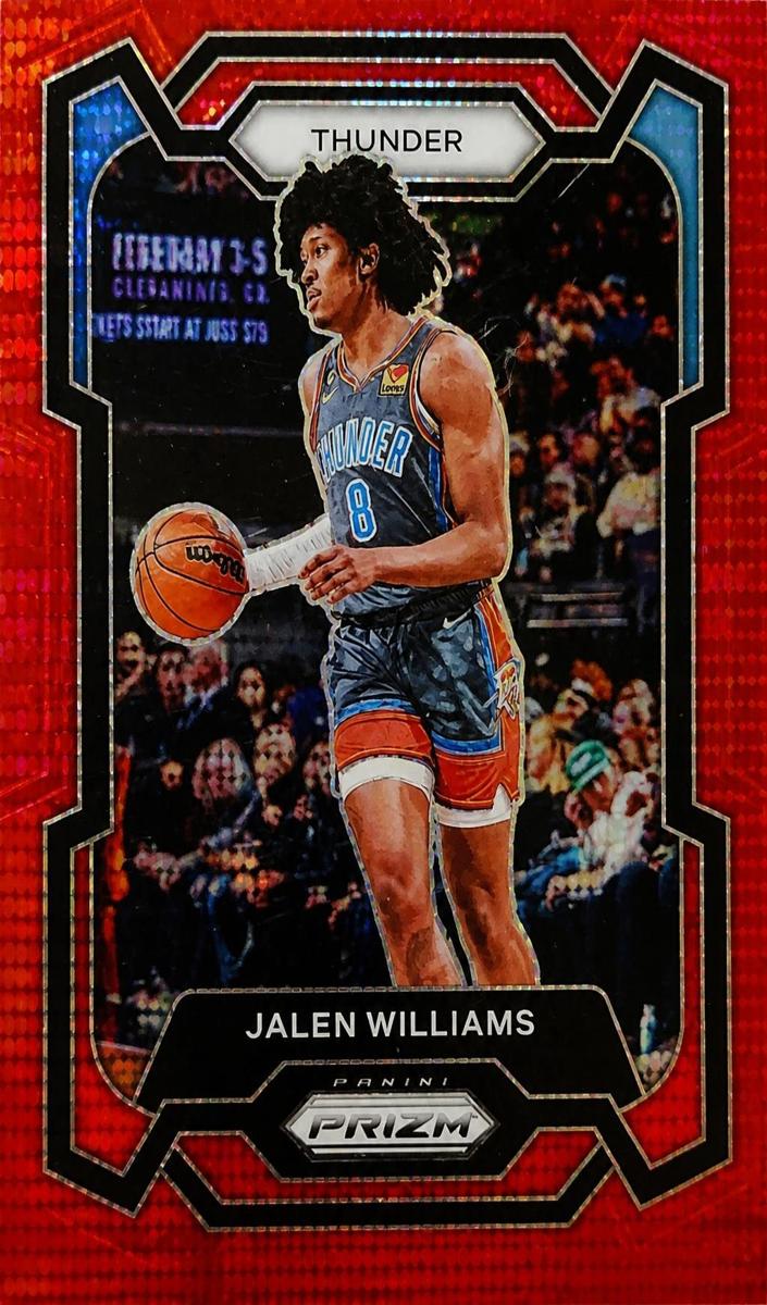 2023 Panini Prizm Basketball Red Seismic Jalen Williams #19