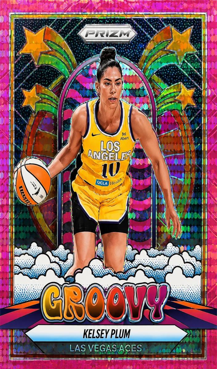 2025 Panini Prizm WNBA Basketball Pink Pulsar Kelsey Plum #5