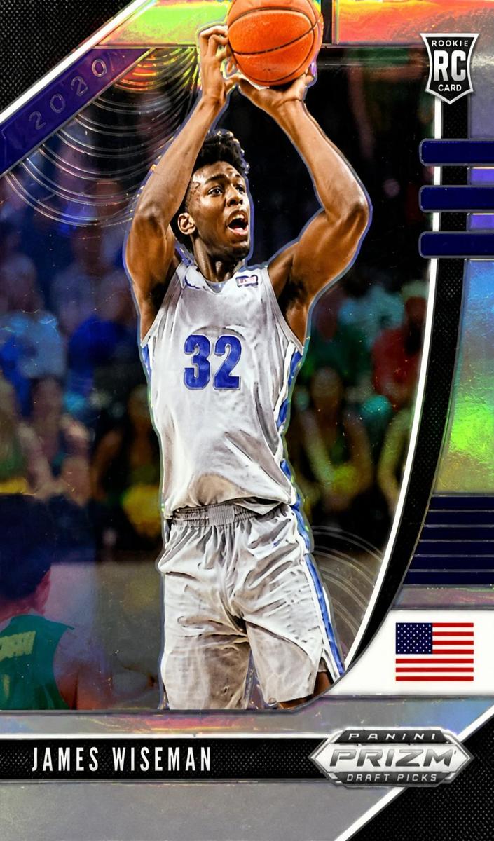 2020 Panini Prizm Draft Picks Basketball Silver James Wiseman #42 PSA 10