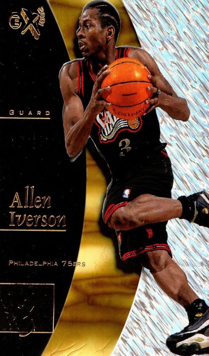 1997 Skybox E-X2001 Basketball Allen Iverson #3 PSA 9