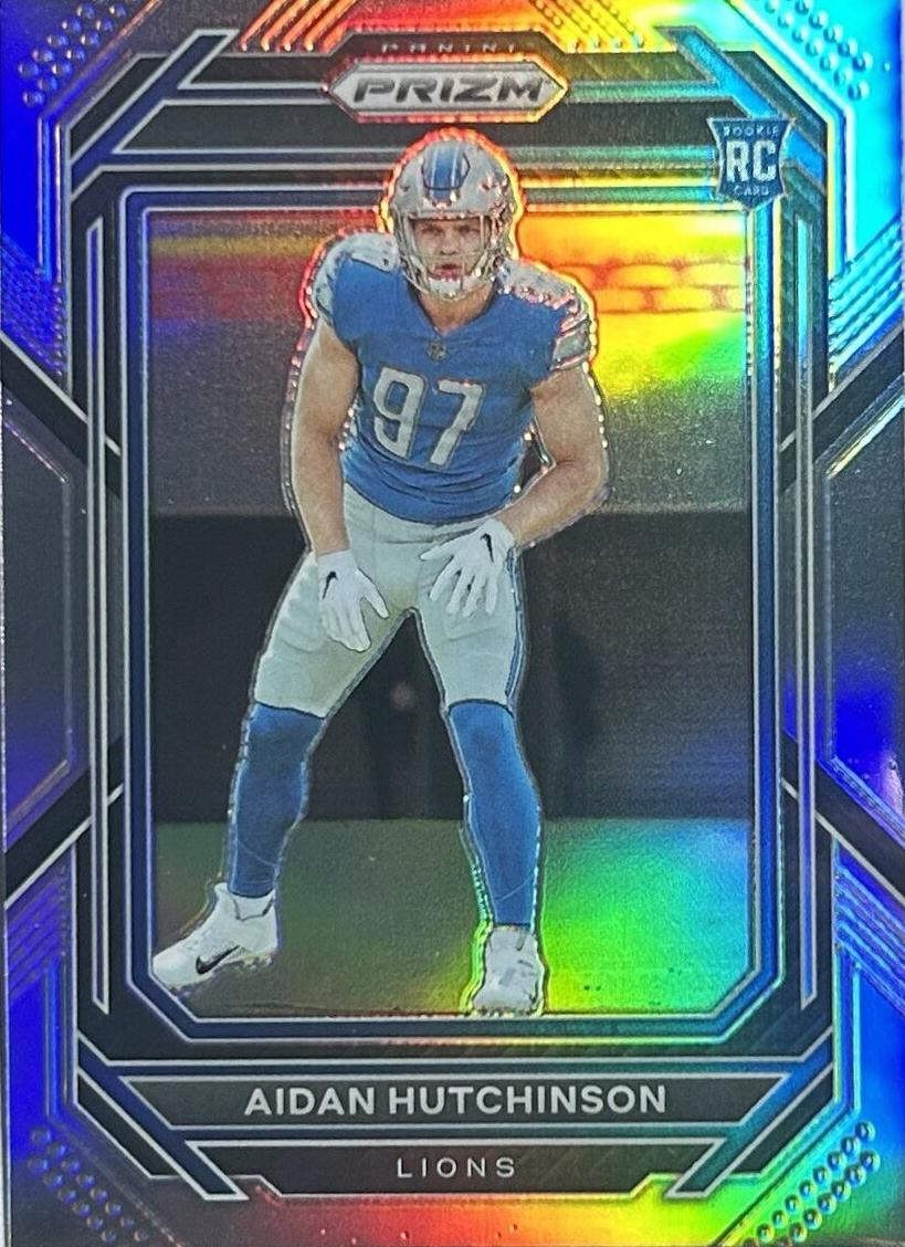 2022 Panini Prizm Football Silver Aidan Hutchinson #340 PSA 9