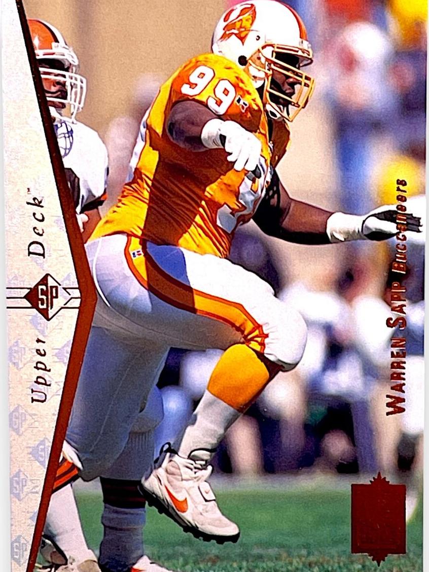 1995 Upper Deck SP Football Warren Sapp #99